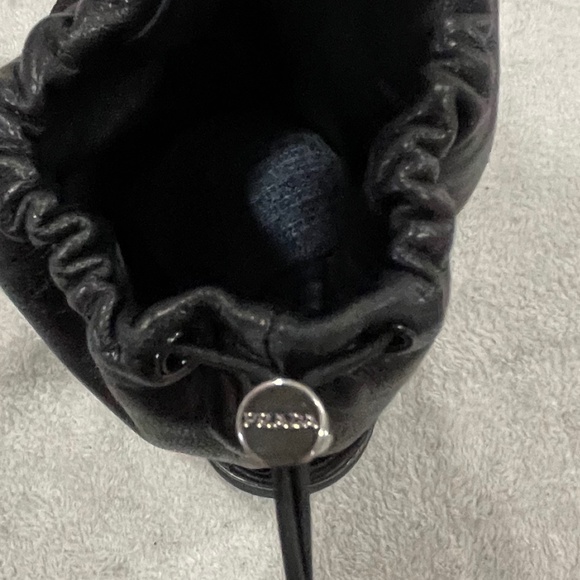 Prada Black Leather Combat Boots Size 7 - Picture 7 of 13